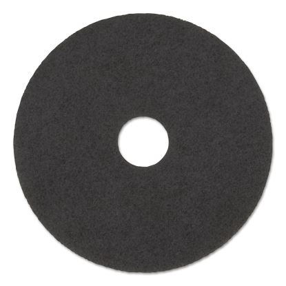 High Performance Stripping Floor Pads, 17" Diameter, Black, 5/Carton1