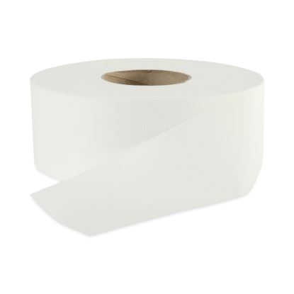 Jumbo Roll Bathroom Tissue, Septic Safe, 2-Ply, White, 3.2" x 525 ft, 12 Rolls/Carton1