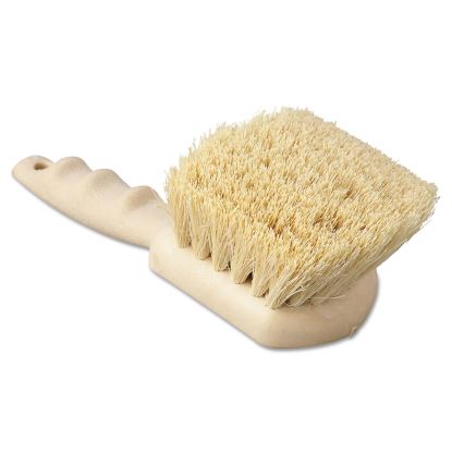 Utility Brush, Cream Tampico Bristles, 5.5" Brush, 3" Tan Plastic Handle1