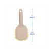 Utility Brush, Cream Polypropylene Bristles, 5.5 Brush, 3" Tan Plastic Handle2