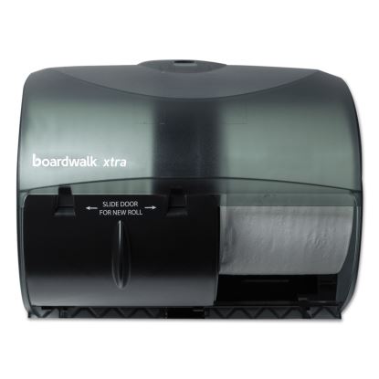 Boardwalk Xtra 2-Roll Controlled Bath Tissue Dispenser, 11.13 x 7.38 x 8.88, Translucent Black1