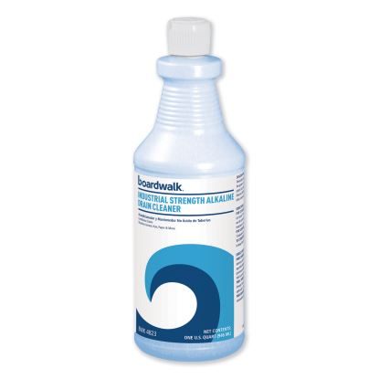 Industrial Strength Alkaline Drain Cleaner, 32 oz Bottle, 12/Carton1