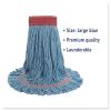 Super Loop Wet Mop Head, Cotton/Synthetic Fiber, 5" Headband, Large Size, Blue2