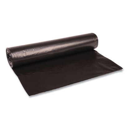 Low Density Repro Can Liners, 45 gal, 1.2 mil, 40" x 46", Black, 10 Bags/Roll, 10 Rolls/Carton1