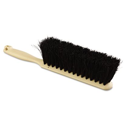 Counter Brush, Black Tampico Bristles, 4.5" Brush, 3.5" Tan Plastic Handle1