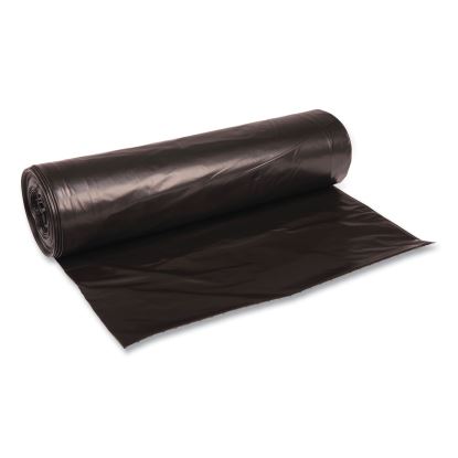 Low Density Repro Can Liners, 56 gal, 1.6 mil, 43" x 47", Black, 10 Bags/Roll, 10 Rolls/Carton1
