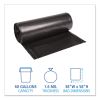 Low Density Repro Can Liners, 60 gal, 1.6 mil, 38" x 58", Black, 10 Bags/Roll, 10 Rolls/Carton2