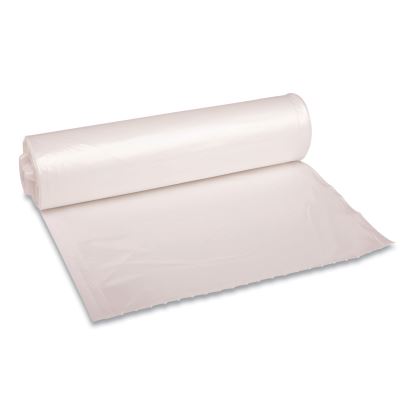 Low Density Repro Can Liners, 33 gal, 1.1 mil, 33" x 39", Clear, 10 Bags/Roll, 10 Rolls/Carton1
