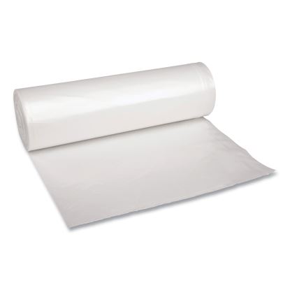 Low Density Repro Can Liners, 45 gal, 1.4 mil, 40" x 46", Clear, 10 Bags/Roll, 10 Rolls/Carton1