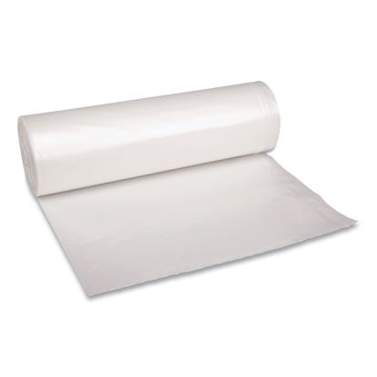 Low Density Repro Can Liners, 60 gal, 1.4 mil, 38" x 58", Clear, 10 Bags/Roll, 10 Rolls/Carton1