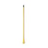 Plastic Jaws Mop Handle for 5 Wide Mop Heads, Aluminum, 1" dia x 60", Yellow1