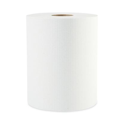 Hardwound Paper Towels, 1-Ply, 8" x 600 ft, White, 2" Core, 12 Rolls/Carton1