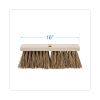 Street Broom Head, 6.25" Brown Palmyra Fiber Bristles, 16" Brush2