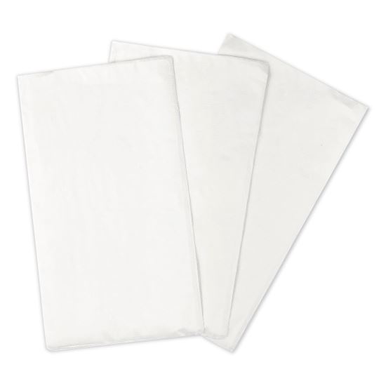 1/8-Fold Dinner Napkins, 2-Ply, 15 x 17, White, 300/Pack, 10 Packs/Carton1