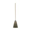 Mixed Fiber Maid Broom, Mixed Fiber Bristles, 55" Overall Length, Natural, 12/Carton1