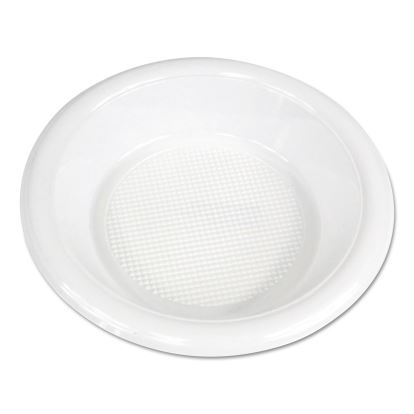 Hi-Impact Plastic Dinnerware, Bowl, 10 to 12 oz, White, 1,000/Carton1