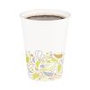 Deerfield Printed Paper Hot Cups, 12 oz, 50 Cups/Sleeve, 20 Sleeves/Carton1