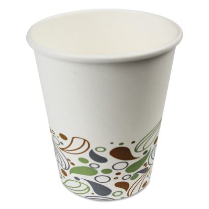 Deerfield Printed Paper Hot Cups, 8 oz, 20 Cups/Sleeve, 50 Sleeves/Carton1