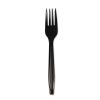 Heavyweight Polystyrene Cutlery, Fork, Black, 1000/Carton2