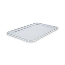 Aluminum Steam Table Pan Lids, Fits Full-Size Pan, Deep,12.88 x 20.81 x 0.63, 50/Carton1