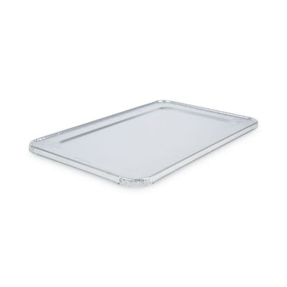 Aluminum Steam Table Pan Lids, Fits Full-Size Pan, Deep,12.88 x 20.81 x 0.63, 50/Carton1