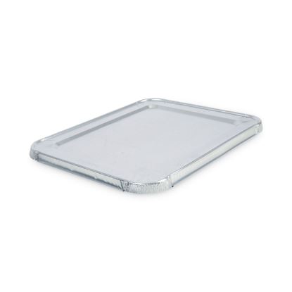 Aluminum Steam Table Pan Lids, Fits Half-Size Pan, Deep, 10.5 x 12.81 x 0.63, 100/Carton1