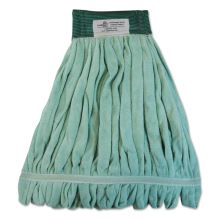 Microfiber Looped-End Wet Mop Head, Large, Green, 12/Carton1