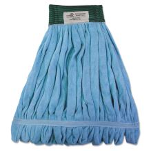 Microfiber Looped-End Wet Mop Heads, Medium, Blue, 12/Carton, 12/Carton1