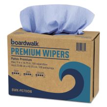 Hydrospun Wipers, 9 x 16.75, Blue, 100 Wipes/Box, 10 Boxes/Carton1