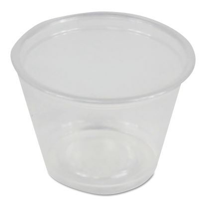 Soufflé/Portion Cups, 1 oz, Polypropylene, Clear, 20 Cups/Sleeve, 125 Sleeves/Carton1