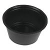 Souffle/Portion Cups, 2 oz, Polypropylene, Black, 20 Cups/Sleeve, 125 Sleeves/Carton1