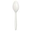 Mediumweight Polystyrene Cutlery, Teaspoon, White, 10 Boxes of 100/Carton2