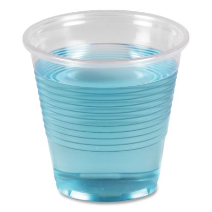 Translucent Plastic Cold Cups, 5 oz, Polypropylene, 100/Pack1