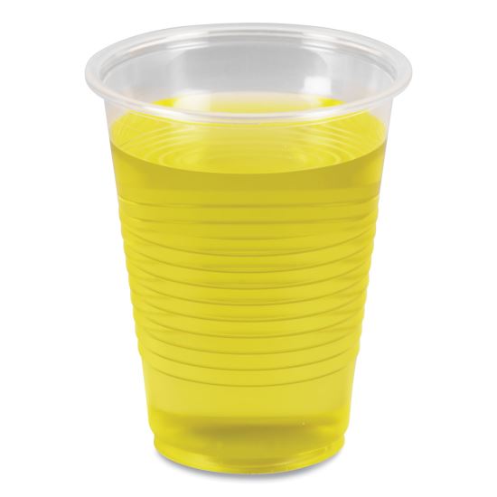 Translucent Plastic Cold Cups, 7 oz, Polypropylene, 25 Cups/Sleeve, 100 Sleeves/Carton1