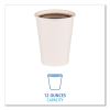 Paper Hot Cups, 12 oz, White, 50 Cups/Sleeve, 20 Sleeves/Carton2