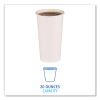 Paper Hot Cups, 20 oz, White, 12 Cups/Sleeve, 50 Sleeves/Carton2