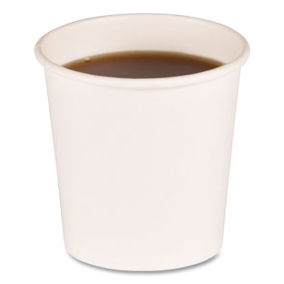 Paper Hot Cups, 4 oz, White, 20 Cups/Sleeve, 50 Sleeves/Carton1