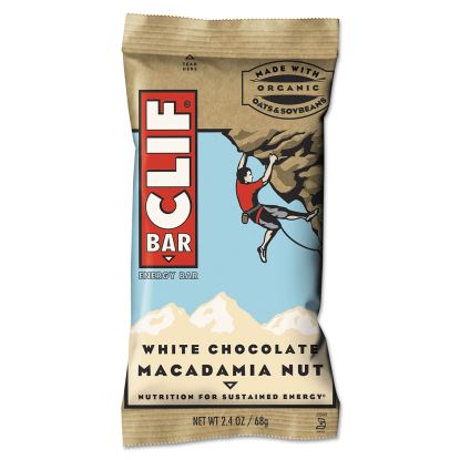 Energy Bar, White Chocolate Macadamia Nut, 2.4 oz, 12/Box1