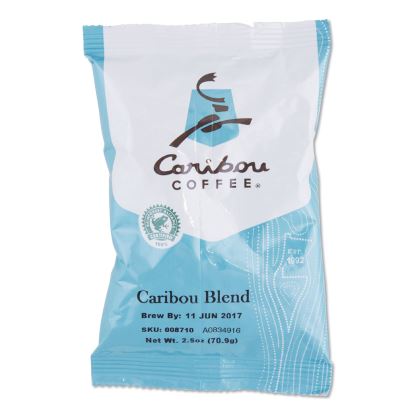 Caribou Blend Ground Coffee, 2.5 oz, 18/Carton1