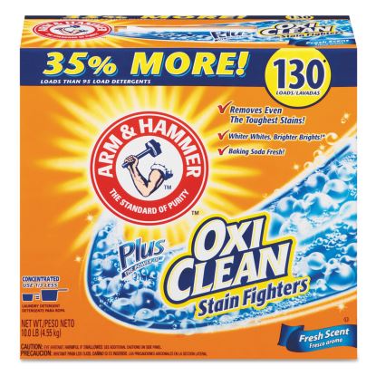 Power of OxiClean Powder Detergent, Fresh, 9.92 lb Box, 3/Carton1