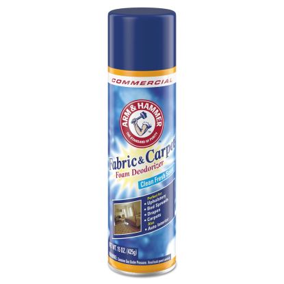 Fabric and Carpet Foam Deodorizer, Fresh Scent, 15 oz Aerosol Spray, 8/Carton1