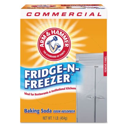 Fridge-N-Freezer Pack Baking Soda, Unscented, Powder, 16 oz, 12/Carton1