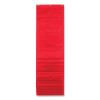 Storage Pocket Chart, 10 Pockets, Hanger Grommets, 14 x 47, Red2