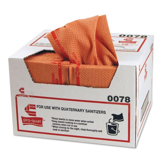 Pro-Quat Fresh Guy Food Service Towels, Heavy Duty, 12.5 x 17, Red, 150/Carton1