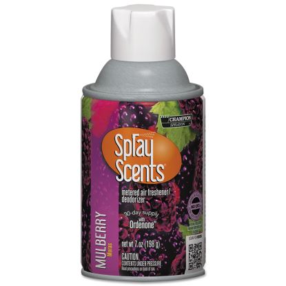Champion Sprayon SPRAYScents Metered Air Freshener Refill, Mulberry, 7 oz Aerosol Spray, 12/Carton1