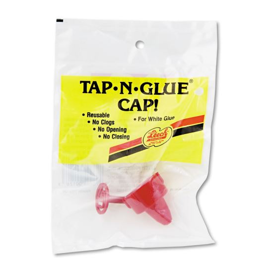 Tap-N-Glue Dispenser Cap with Spring-Loaded Stopper1