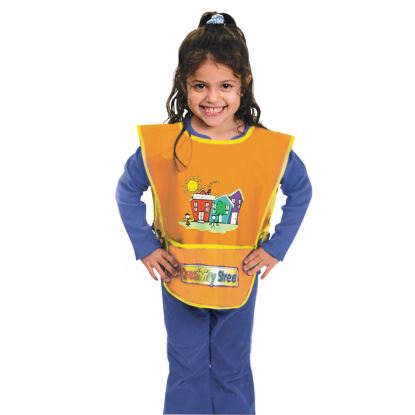 Kraft Artist Smock, Fits Kids Ages 3-8, Vinyl, One Size Fits All, Bright Colors1