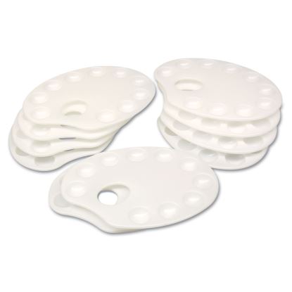 Plastic Paint Trays, White, 10/Pack1