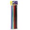 Regular Stems, 12" x 4 mm, Metal Wire, Polyester, Assorted, 100/Pack1