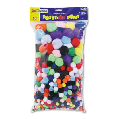Pound of Poms Giant Bonus Pack, Assorted Colors, 1,000/Pack1